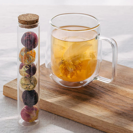Blooming Flower Tea in Glass Tube